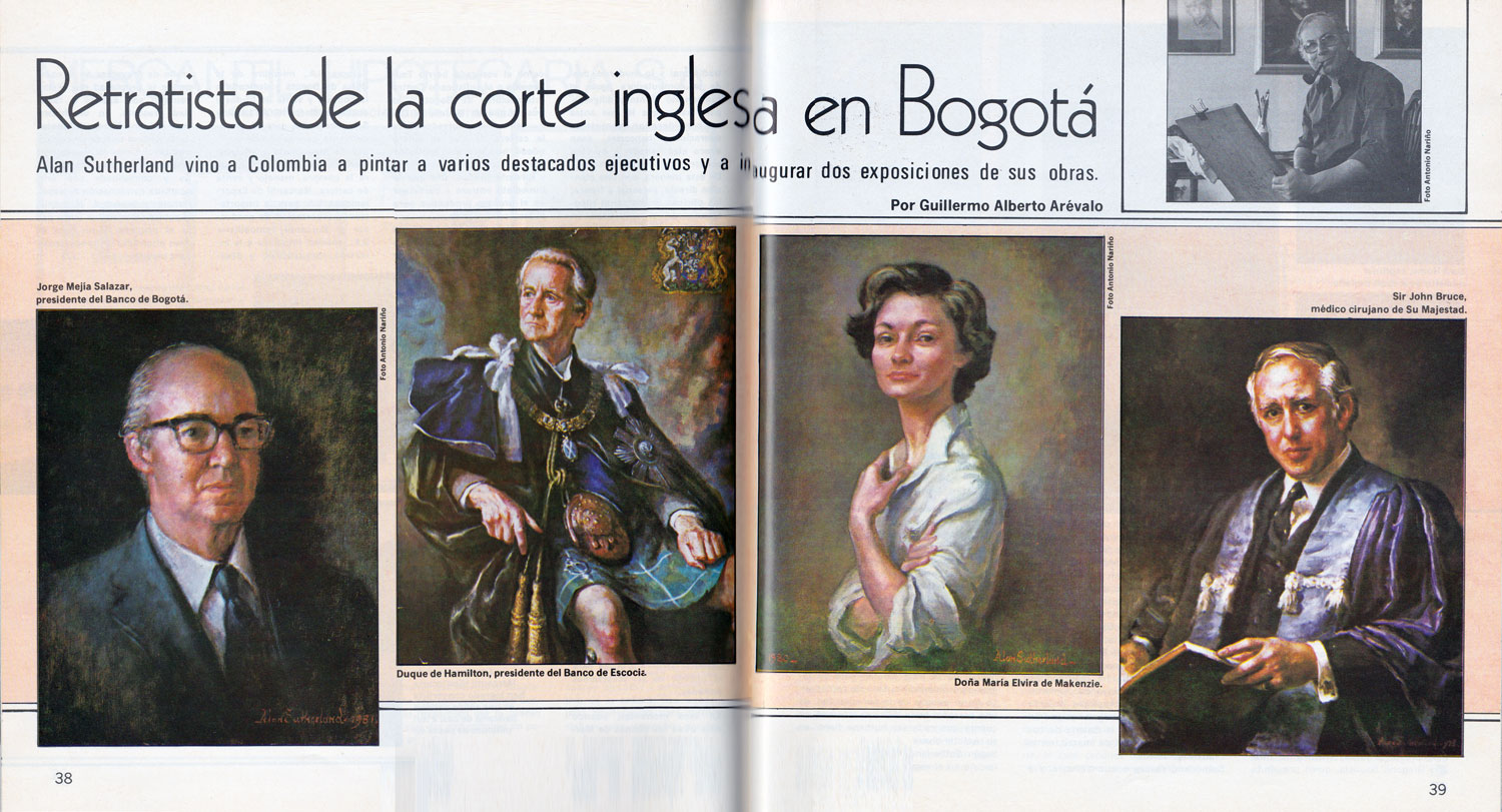 Retratista de la corte inglesa en Bogotá