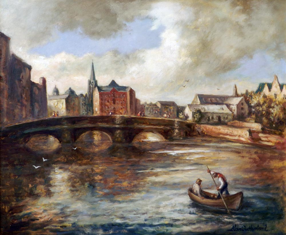 Cityscape - Waters of Leith - Edinburgh
