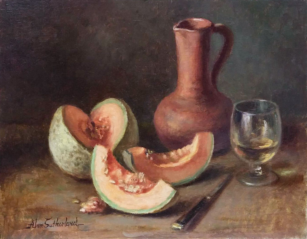 Still life - Cantaloupe